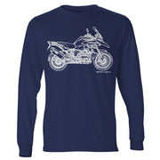 JL Illustration For A BMW R1200GS Adventure 2013 Motorbike Fan LS-Tshirt