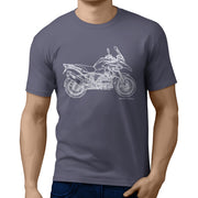 JL Illustration For A BMW R1200GS Adventure 2013 Motorbike Fan T-shirt