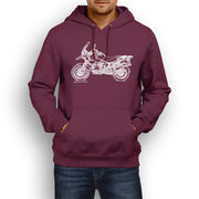 JL Illustration For A BMW R1200GS Adventure 90 Years Special Fan Hoodie