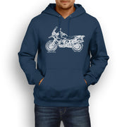 JL Illustration For A BMW R1200GS Adventure 90 Years Special Fan Hoodie