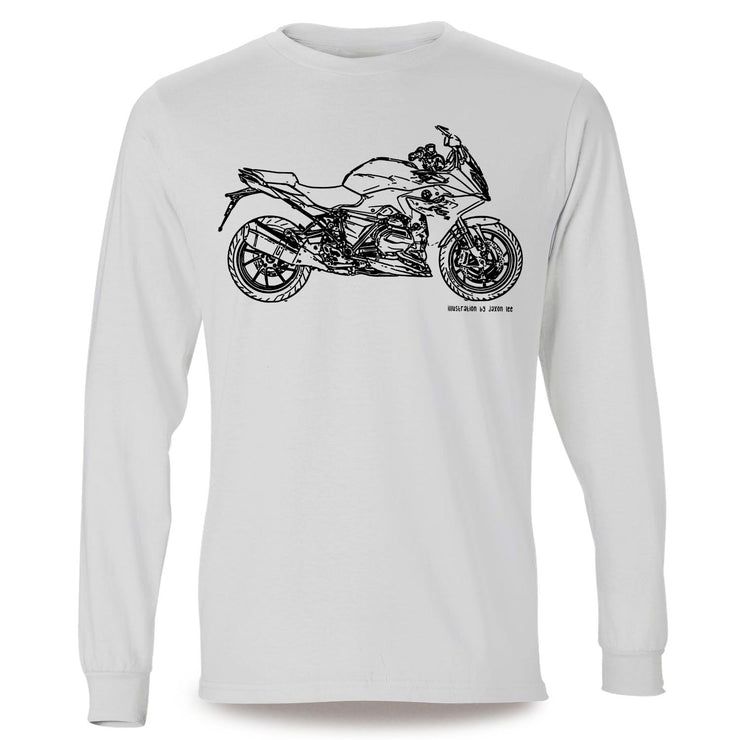 JL Illustration For A BMW R1200RS 2017 Motorbike Fan LS-Tshirt