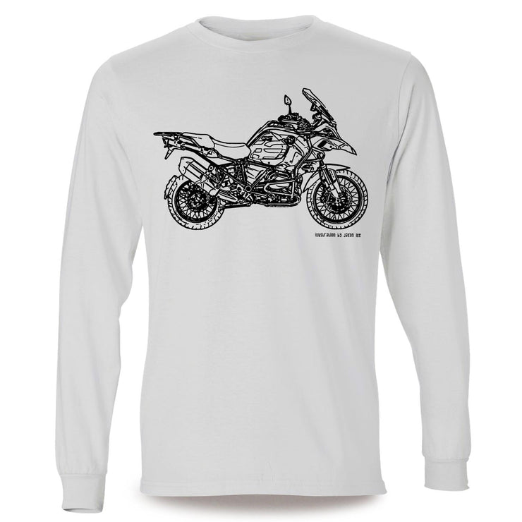 JL Illustration For A BMW R1200RS Adventure 2017Motorbike Fan LS-Tshirt