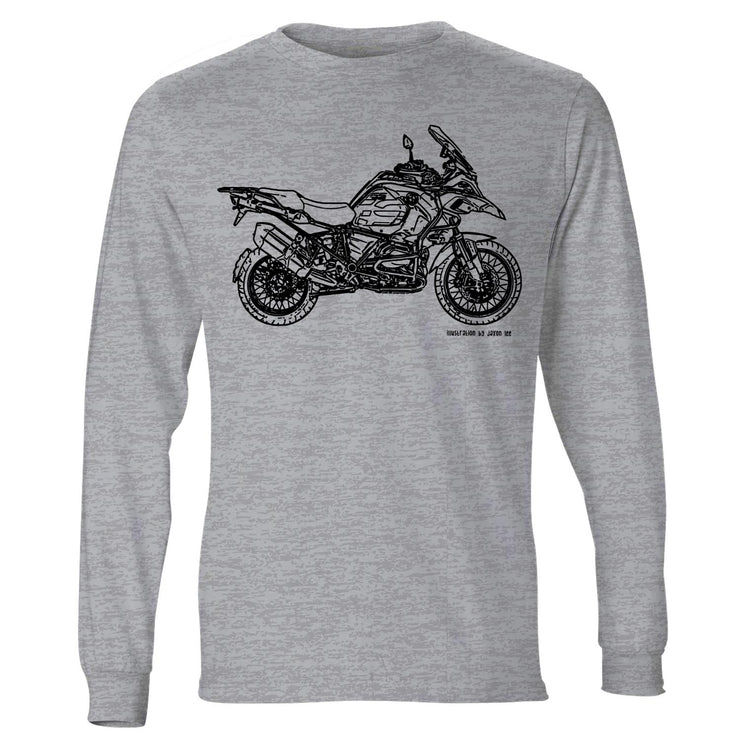 JL Illustration For A BMW R1200RS Adventure 2017Motorbike Fan LS-Tshirt