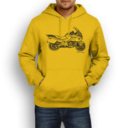 JL Illustration For A BMW R1200RT 2010 Motorbike Fan Hoodie