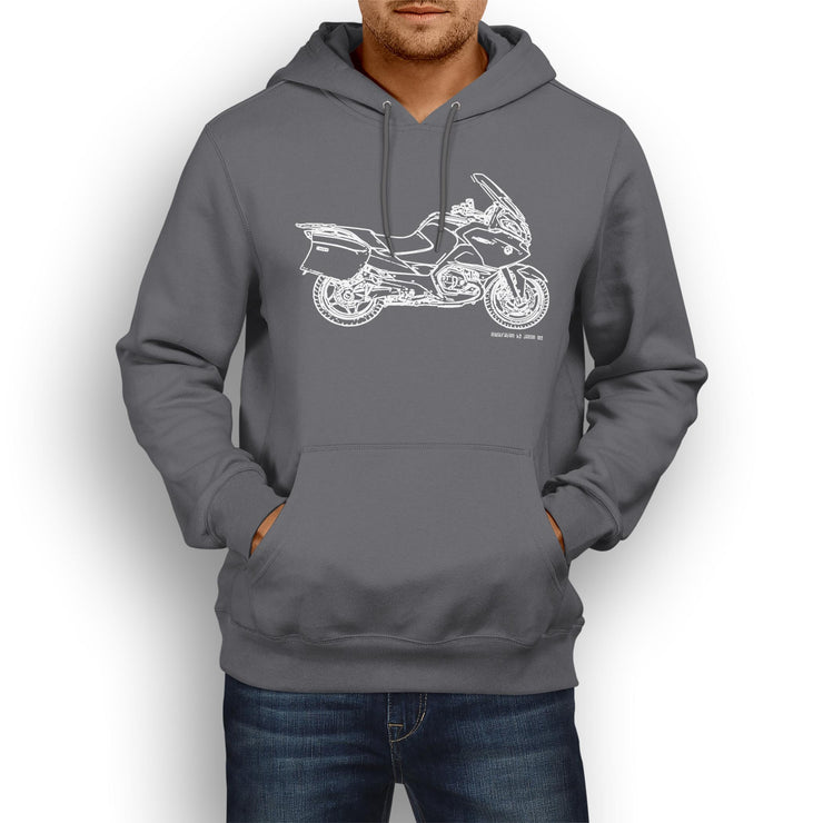 JL Illustration For A BMW R1200RT 2010 Motorbike Fan Hoodie