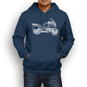 JL Illustration For A BMW R1200RT 2010 Motorbike Fan Hoodie