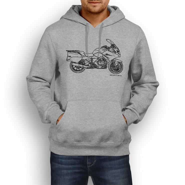 JL Illustration For A BMW R1200RT 2017 Motorbike Fan Hoodie