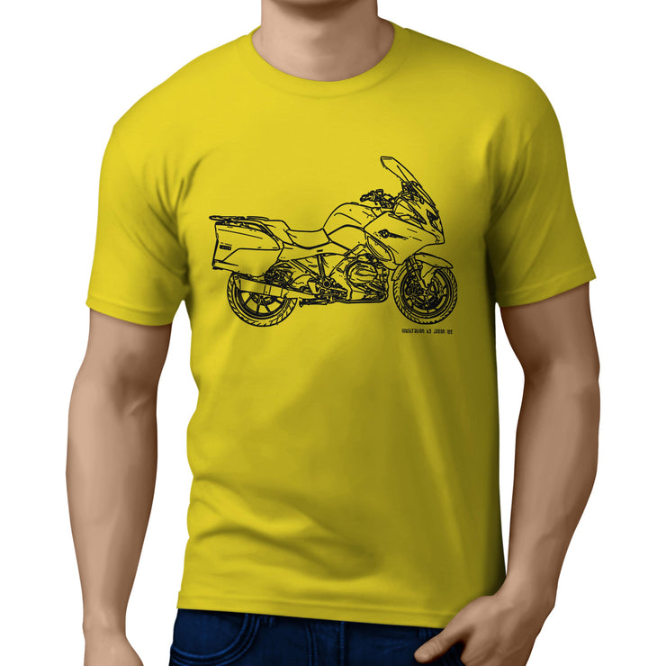 JL Illustration For A BMW R1200RT 2017 Motorbike Fan T-shirt