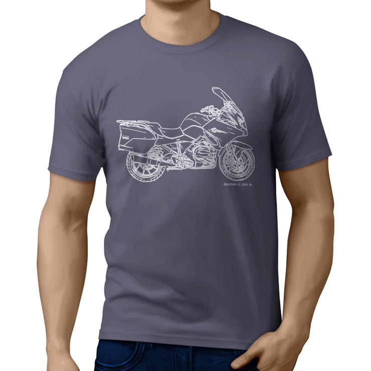 JL Illustration For A BMW R1200RT 2017 Motorbike Fan T-shirt
