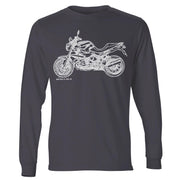 JL Illustration For A BMW R1200R 2012 Motorbike Fan LS-Tshirt