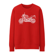 JL Illustration For A BMW R1200R 2012 Motorbike Fan Jumper