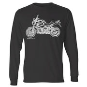 JL Illustration For A BMW R1200R 2012 Motorbike Fan LS-Tshirt