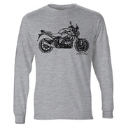 JL Illustration For A BMW R1200R 2017 Motorbike Fan LS-Tshirt