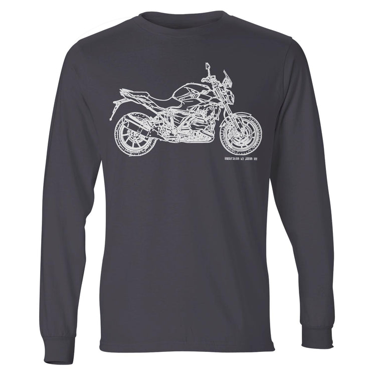 JL Illustration For A BMW R1200R 2017 Motorbike Fan LS-Tshirt