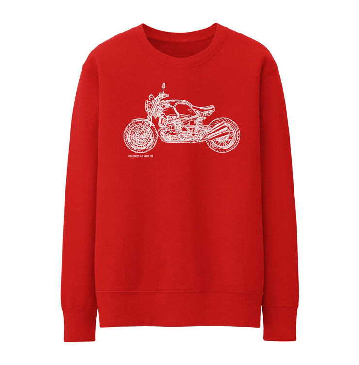 JL Illustration For A BMW Rninet 2016 Motorbike Fan Jumper