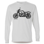 JL Illustration For A BMW RNineT Scrambler 2016 Motorbike Fan LS-Tshirt