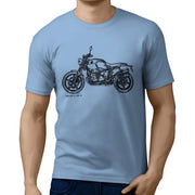 JL Illustration For A BMW RnineT Scrambler 2016 Motorbike Fan T-shirt