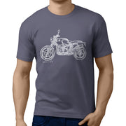 JL Illustration For A BMW RnineT Scrambler 2016 Motorbike Fan T-shirt