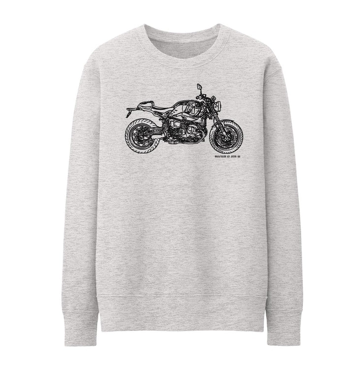 JL Illustration For A BMW Rninet 2017 Motorbike Fan Jumper