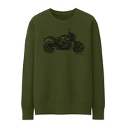 JL Illustration For A BMW Rninet Pure 2017 Motorbike Fan Jumper