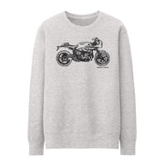 JL Illustration For A BMW Rninet Racer 2017 Motorbike Fan Jumper