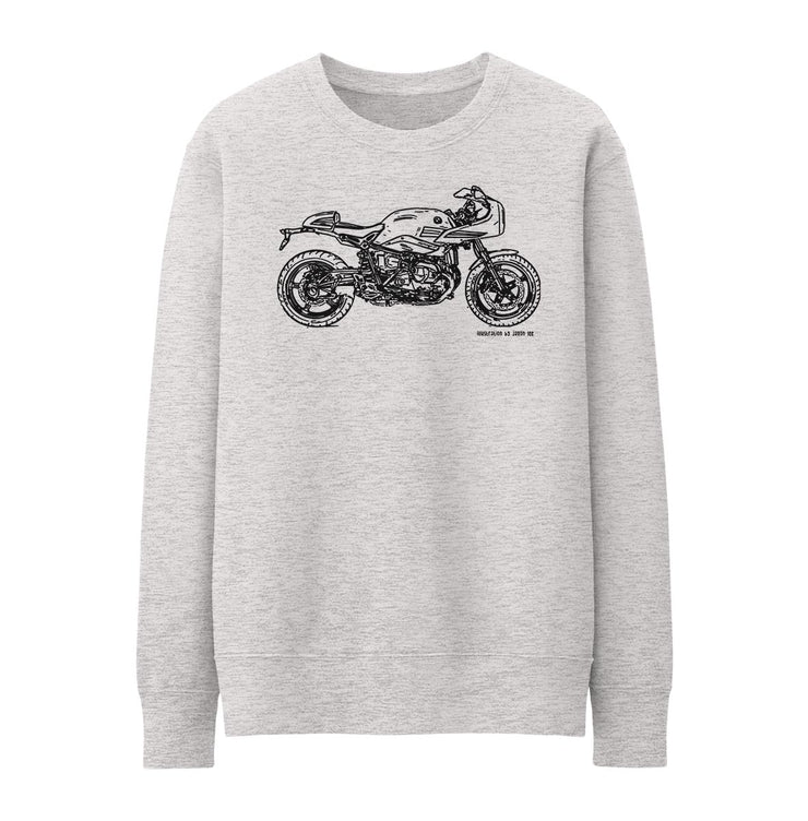 JL Illustration For A BMW Rninet Racer 2017 Motorbike Fan Jumper