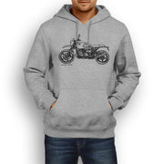 JL Illustration For A BMW RnineT Urban GS 2017 Motorbike Fan Hoodie