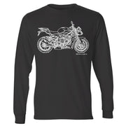 JL Illustration For A BMW S1000R 2017 Motorbike Fan LS-Tshirt