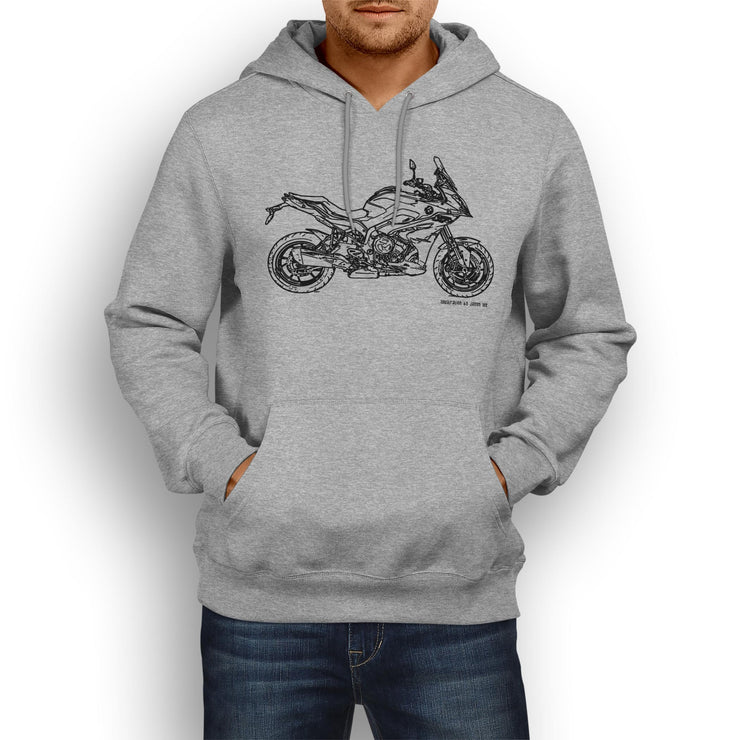 JL Illustration For A BMW S1000XR 2017 Motorbike Fan Hoodie