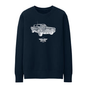 Jaxon Lee Illustration For A Ford 1966 Mustang Convertible Motorcar Fan Jumper