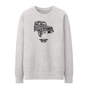 Jaxon Lee Illustration For A 1986 Suzuki Samurai Motorcar Fan Jumper