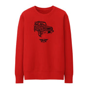 Jaxon Lee Illustration For A 1986 Suzuki Samurai Motorcar Fan Jumper