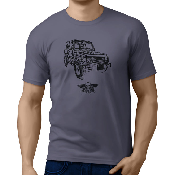 Jaxon Lee Illustration For A 1986 Suzuki Samurai Motorcar Fan T-shirt