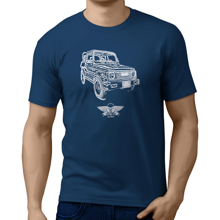 Jaxon Lee Illustration For A 1986 Suzuki Samurai Motorcar Fan T-shirt