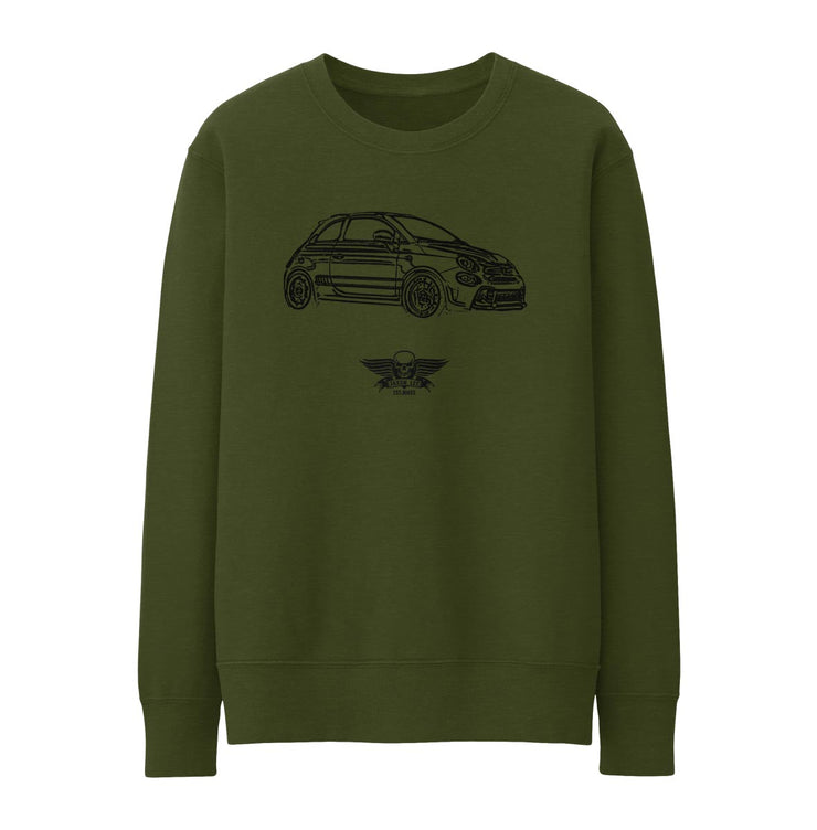 Jaxon Lee Illustration For A Abarth 595 Turismo Motorcar Fan Jumper
