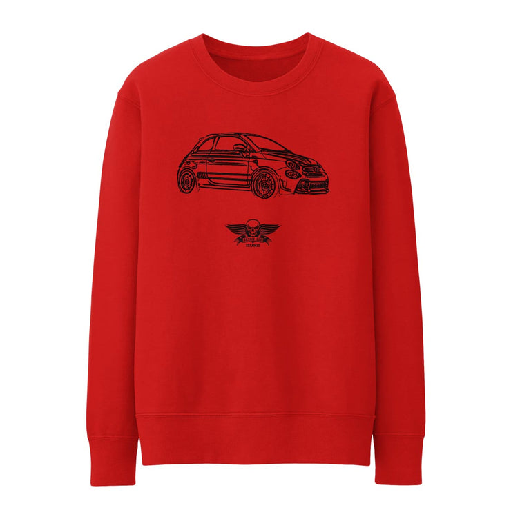 Jaxon Lee Illustration For A Abarth 595 Turismo Motorcar Fan Jumper