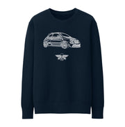 Jaxon Lee Illustration For A Abarth 595 Turismo Motorcar Fan Jumper