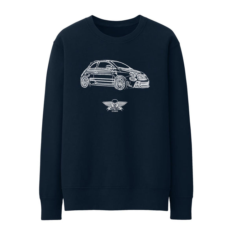 Jaxon Lee Illustration For A Abarth 595 Turismo Motorcar Fan Jumper