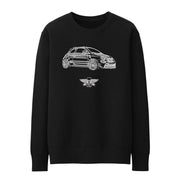 Jaxon Lee Illustration For A Abarth 595 Turismo Motorcar Fan Jumper