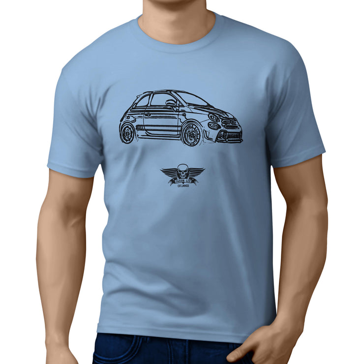 Jaxon Lee Illustration For A Abarth 595 GTI Motorcar Fan T-shirt