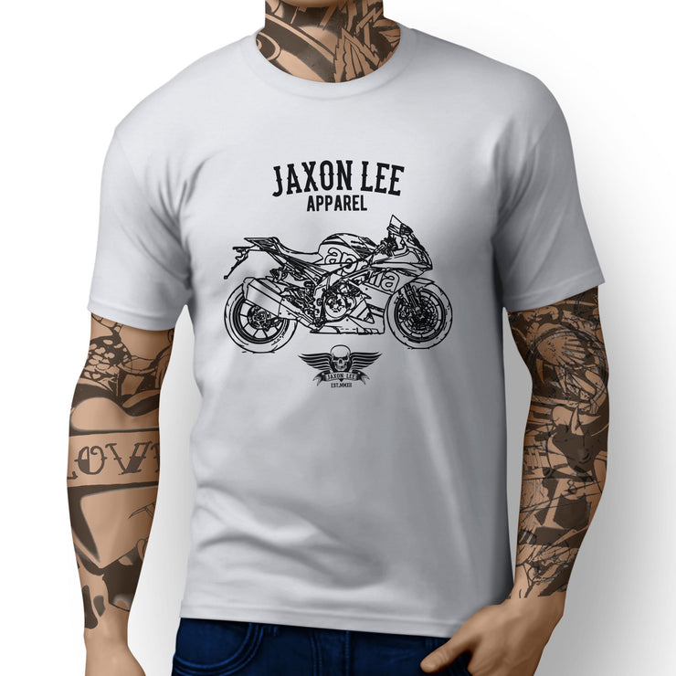 Jaxon Lee Illustration For A Aprilia RSV4 RF 2017 Motorbike Fan T-shirt