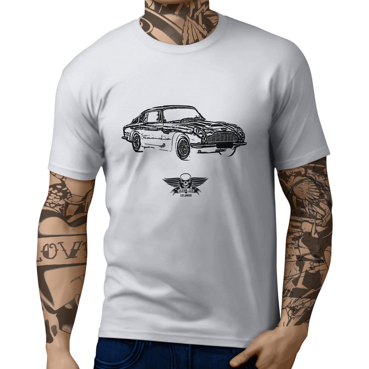 Jaxon Lee Illustration For A Aston Martin DB6 Motorcar Fan T-shirt