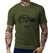 Jaxon Lee Illustration For A Aston Martin DB6 Motorcar Fan T-shirt