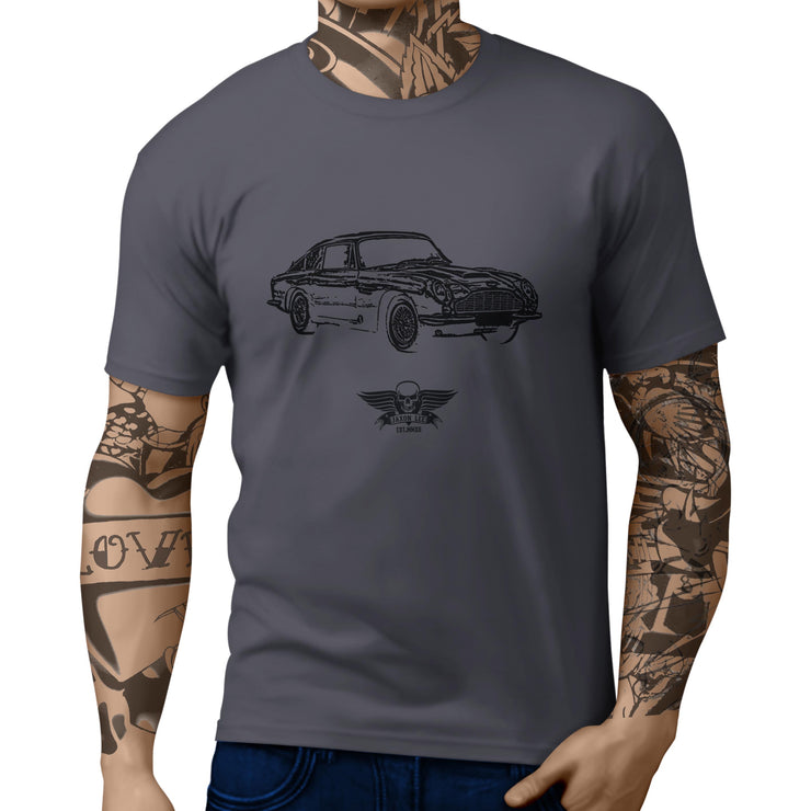 Jaxon Lee Illustration For A Aston Martin DB6 Motorcar Fan T-shirt