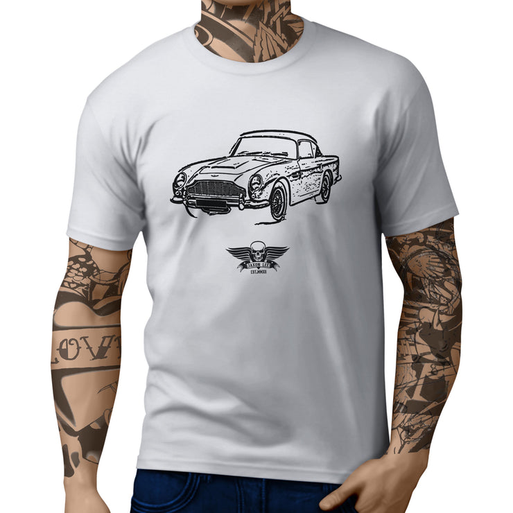 Jaxon Lee Illustration For A Aston Martin DBS Motorcar Fan T-shirt