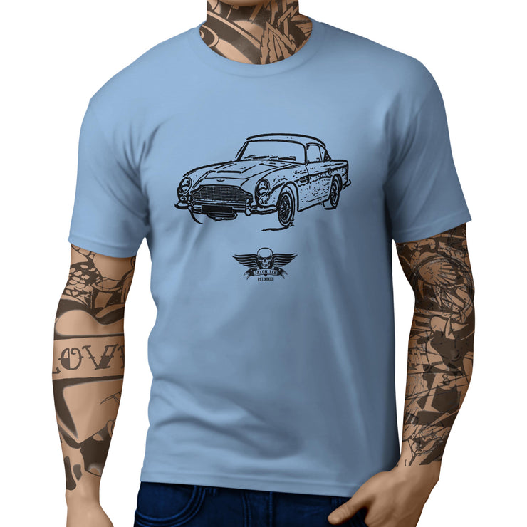 Jaxon Lee Illustration For A Aston Martin DBS Motorcar Fan T-shirt