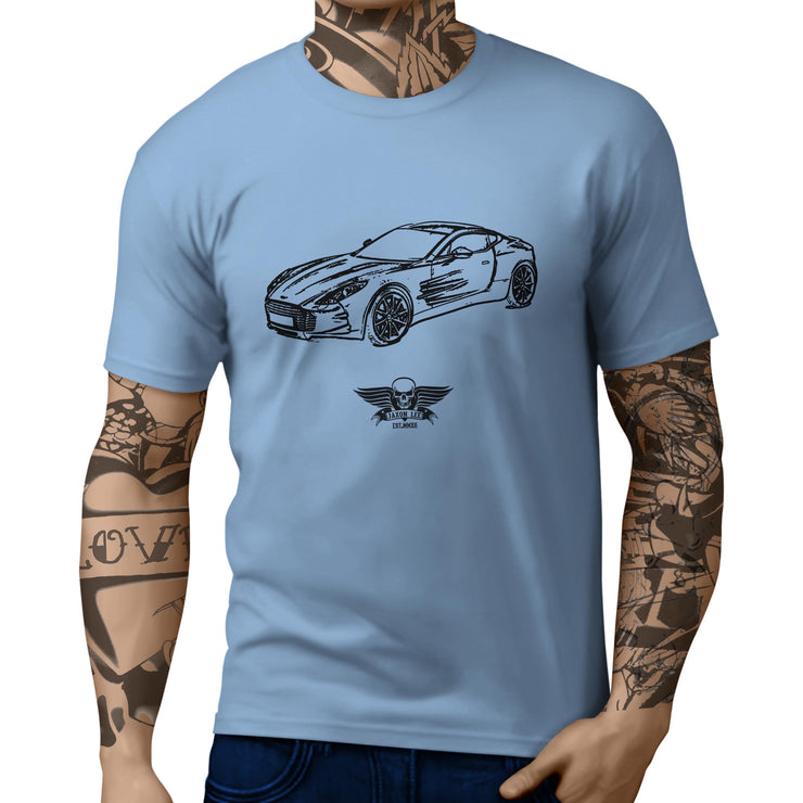 Jaxon Lee Illustration For A Aston Martin ONE-77 Motorcar Fan T-shirt