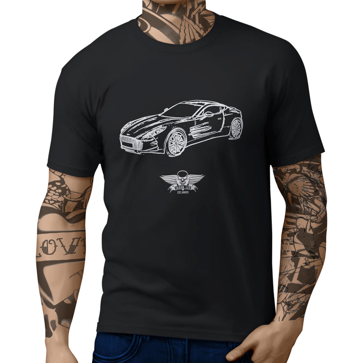 Jaxon Lee Illustration For A Aston Martin ONE-77 Motorcar Fan T-shirt