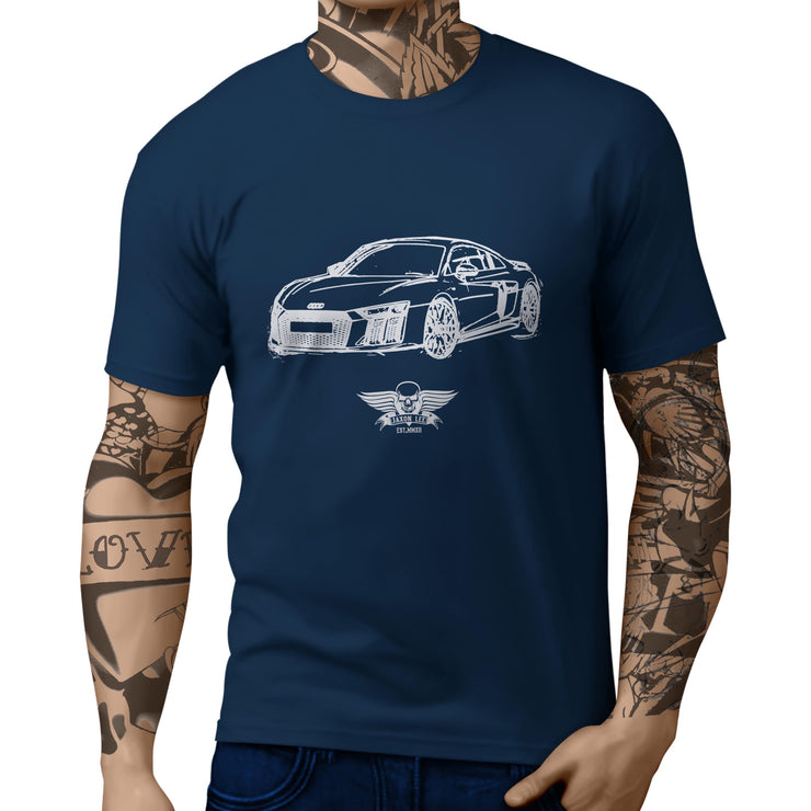 Jaxon Lee Illustration For A Audi R8 Motorcar Fan T-shirt