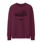 JL Basic Illustration For A Audi RS3 Sportback Motorcar Fan Jumper